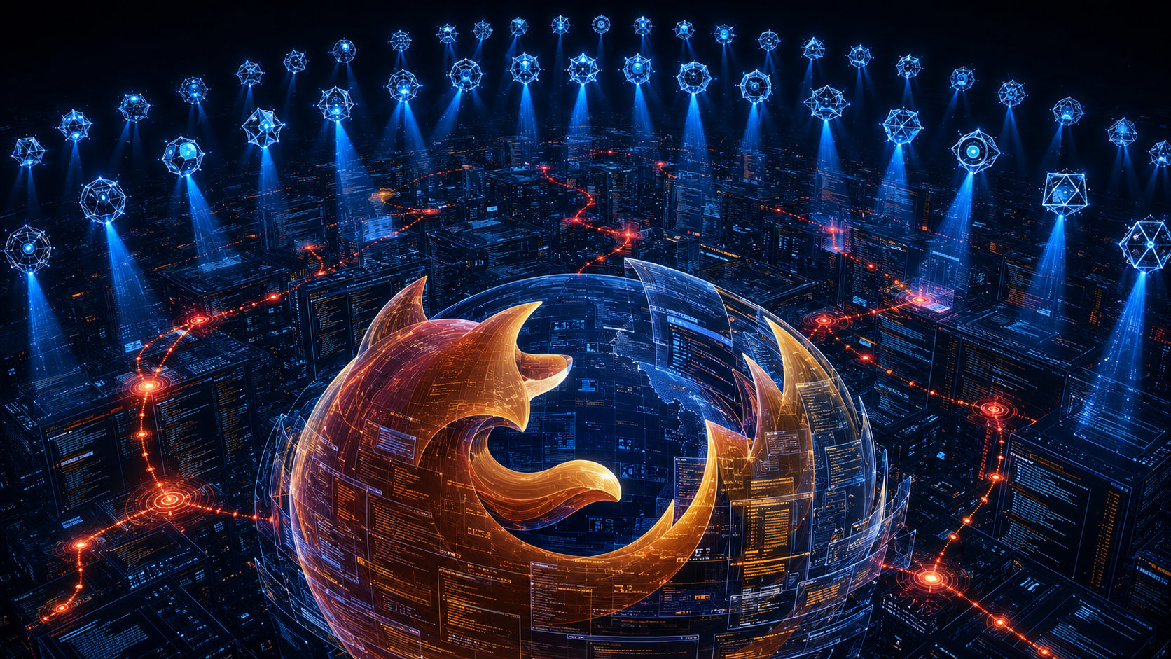 42 AI agents scanning Firefox — cross-interaction vulnerability chains